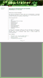 Mobile Screenshot of oop-trainer.de